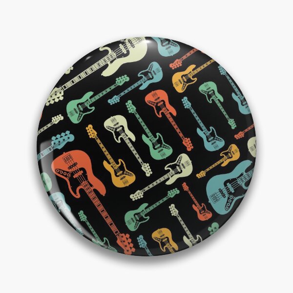 Item preview, Bass Guitar Seamless Retro Theme designed and sold by nightsworthy.
