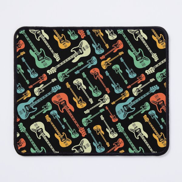 Item preview, Bass Guitar Seamless Retro Theme designed and sold by nightsworthy.