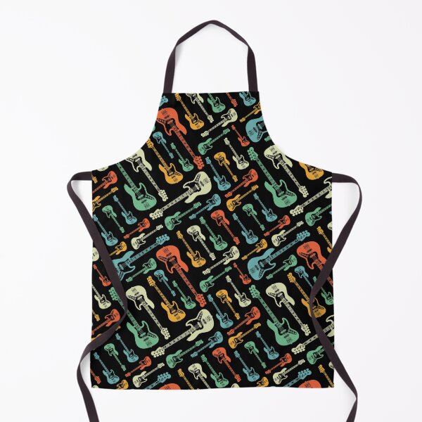 Item preview, Bass Guitar Seamless Retro Theme designed and sold by nightsworthy.