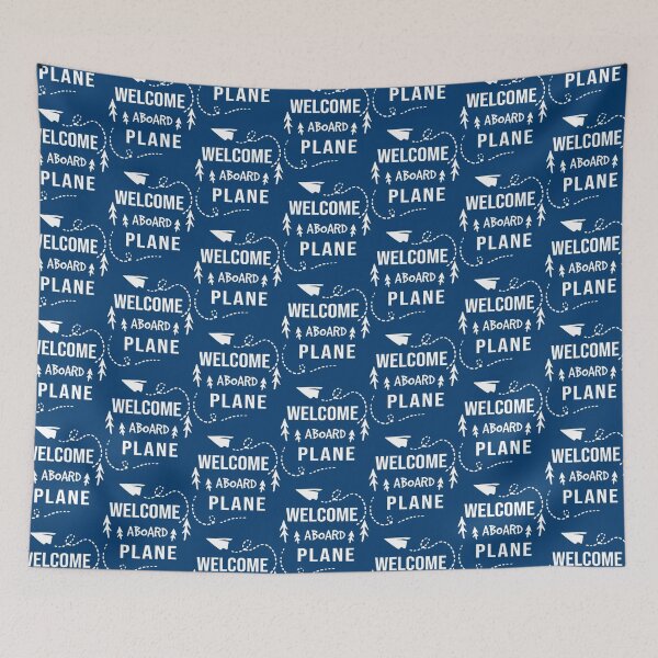 Item preview, Welcome Aboard Plane, Gift     designed and sold by Luzeno-Store.