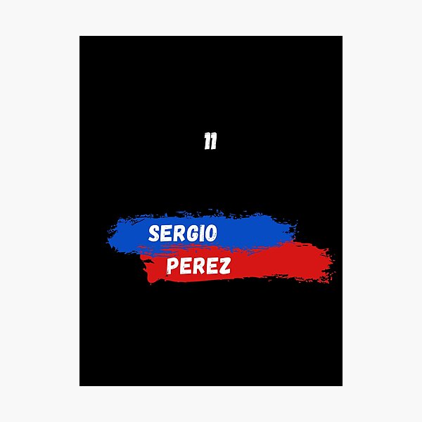 Item preview, Sergio Pérez 11 designed and sold by whirlwind84.