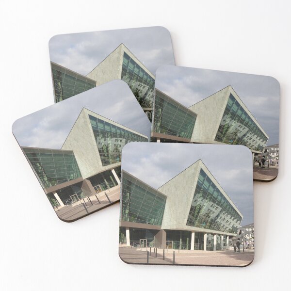 Item preview, Germany; Darmstadt; Hesse; Glass construction; Convention center; Darmstadtium designed and sold by Torsten  Krüger.