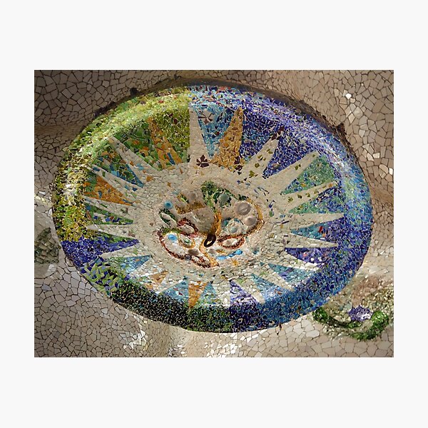 Item preview, Parc Guell Ceiling Medallion (Barcelona, Spain) designed and sold by Michael Lempert.