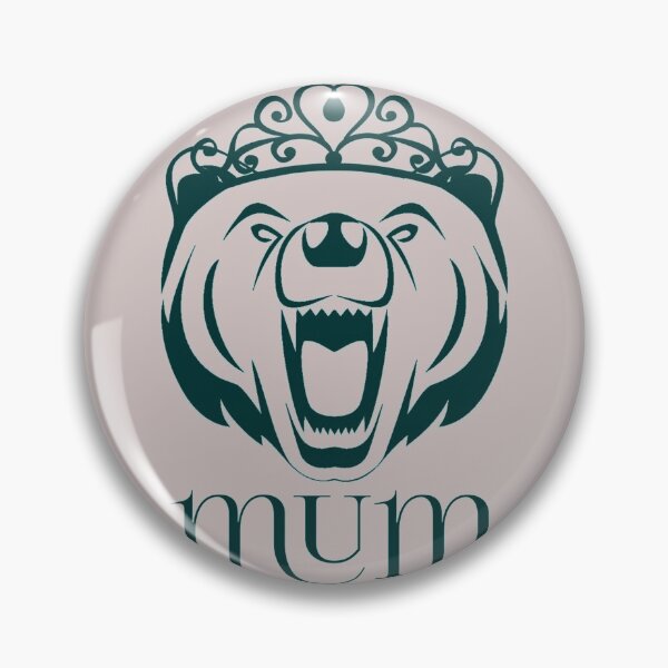 Item preview, Roaring Mum Bear Sticker designed and sold by AlessandroGradi.