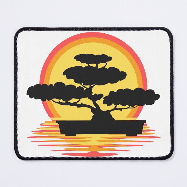 Item preview, Bonsai Tree Silhouette In The Sunset designed and sold by Wheeler-Styl3.