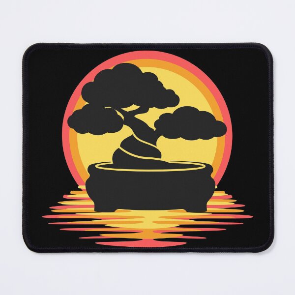 Item preview, Bonsai Tree Silhouette In The Sunset designed and sold by Wheeler-Styl3.