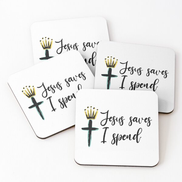 Item preview, jesus saves i spend designed and sold by Zeeprint ★★★★★.