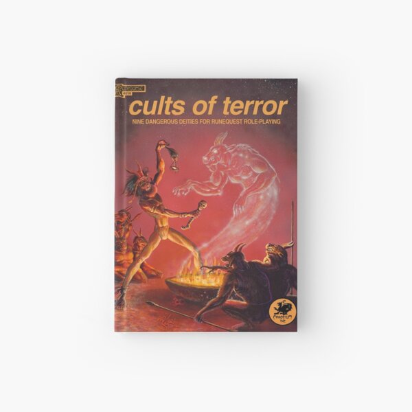 Cults of Terror - front & back cover Hardcover Journal