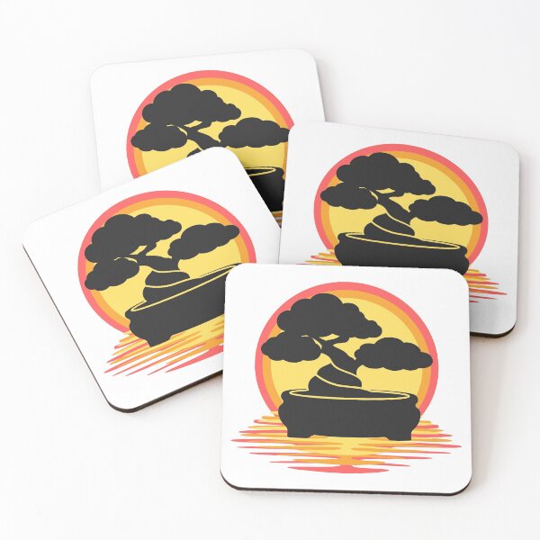 Item preview, Bonsai Tree Silhouette In The Sunset  designed and sold by Wheeler-Styl3.