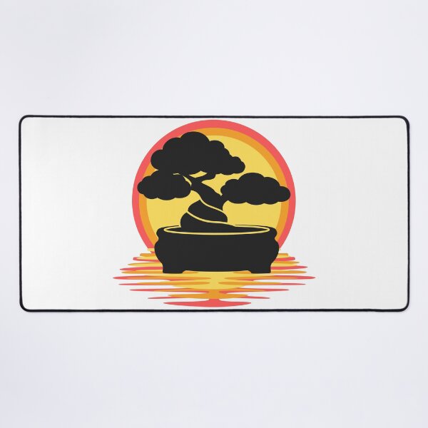 Item preview, Bonsai Tree Silhouette In The Sunset designed and sold by Wheeler-Styl3.