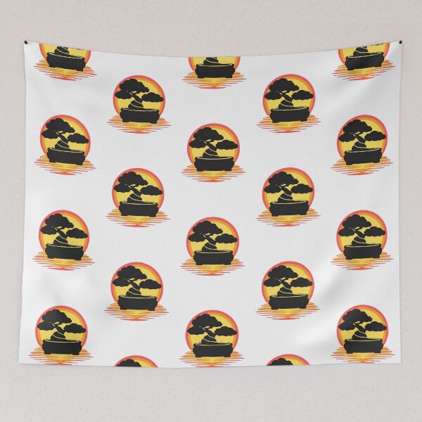 Item preview, Bonsai Tree Silhouette In The Sunset  designed and sold by Wheeler-Styl3.