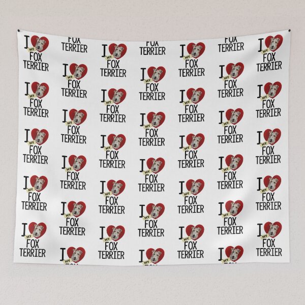 Item preview, I Love (Heart) My Fox Terrier Dog Lover designed and sold by SunnyStreet.