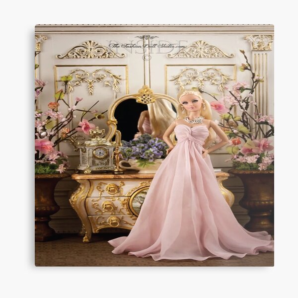 Barbie Wallpaper Metal Prints For Sale Redbubble