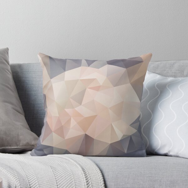 Item preview, Low Polygon Digital Art : Blush/Pink/Gray designed and sold by kim BLiSS design.