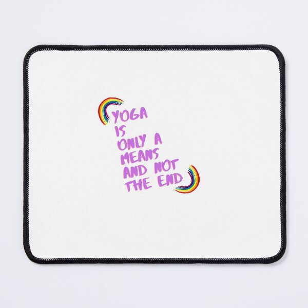 Item preview, “Yoga is only a means and not the end.” designed and sold by storeAN.