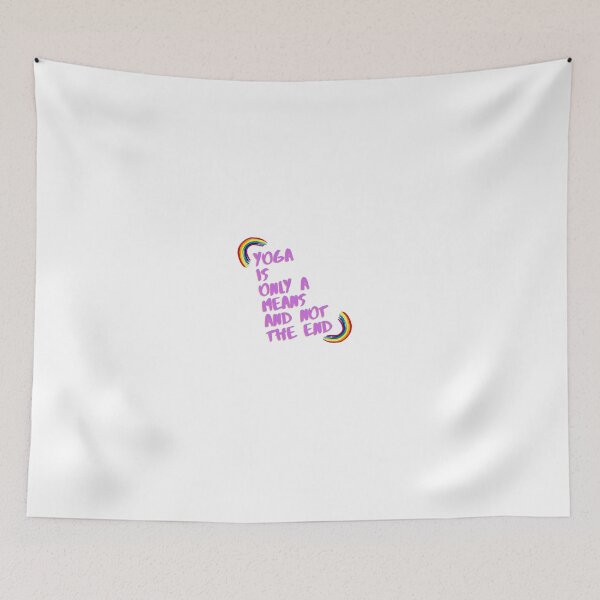 Item preview, “Yoga is only a means and not the end.” designed and sold by storeAN.