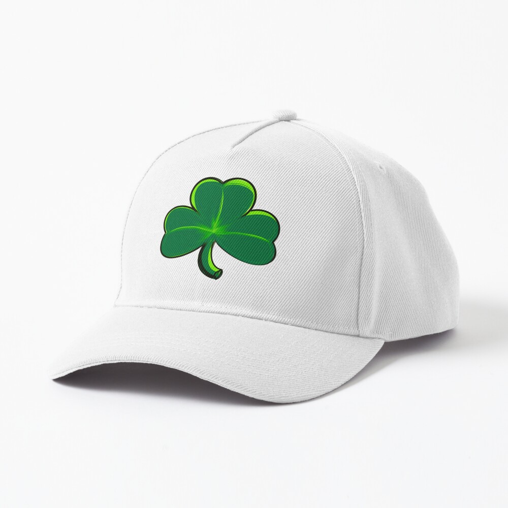 Puffed Shamrock St. Patrick's Day Embroidered Dad Hat