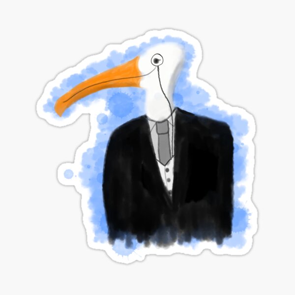 Albatross Butler Sticker