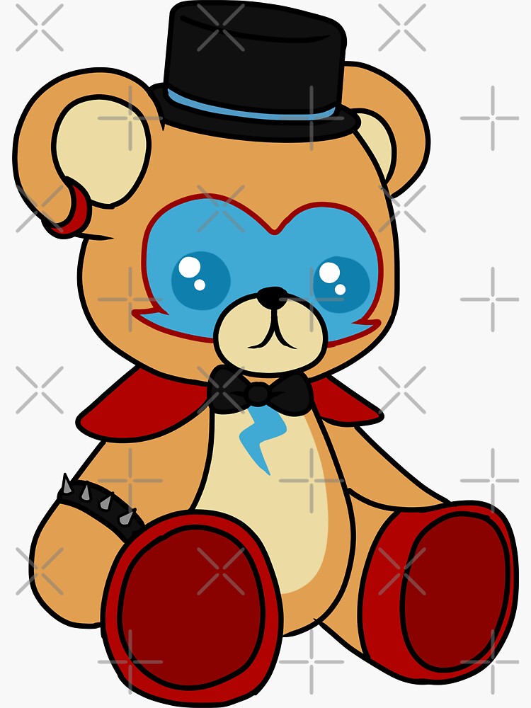 FNAF security breach (gregory and monty plush) - Chibi - Sticker