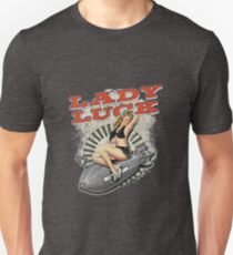 Lady Luck Nose Art Pin-up Unisex T-Shirt