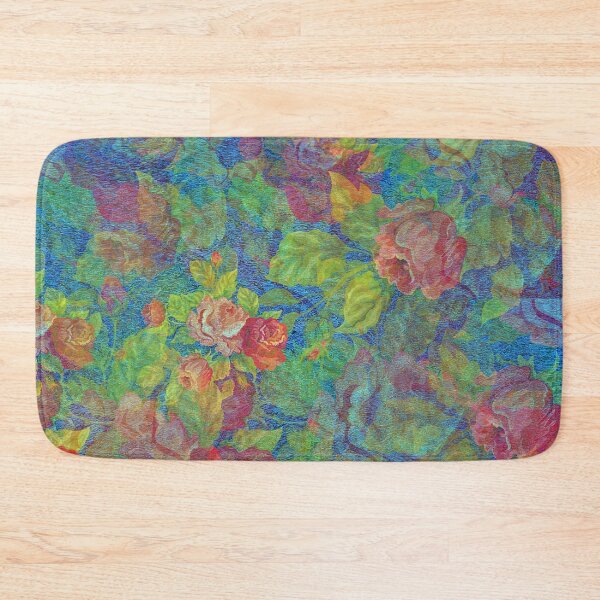 Item preview, Rose Pattern Blue Background Variation designed and sold by Ric1926.
