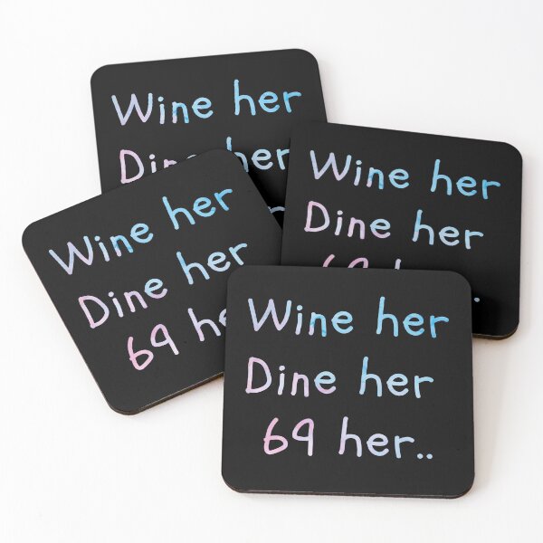 Item preview, Valentine Day- Wine Her Dine her 69 Her Colorful designed and sold by Creative Life.