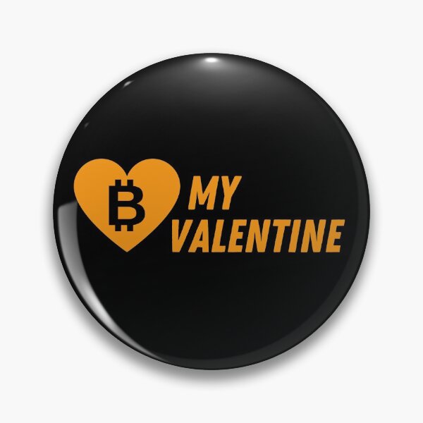 Item preview, Be my Valentine - Bitcoin crypto love in orange designed and sold by yennyz.