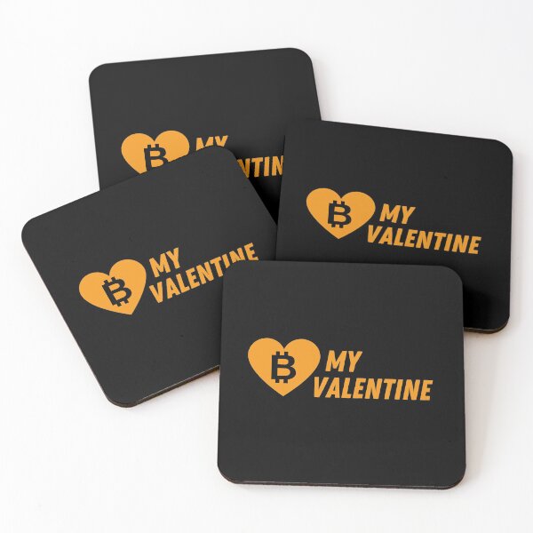 Item preview, Be my Valentine - Bitcoin crypto love in orange designed and sold by yennyz.