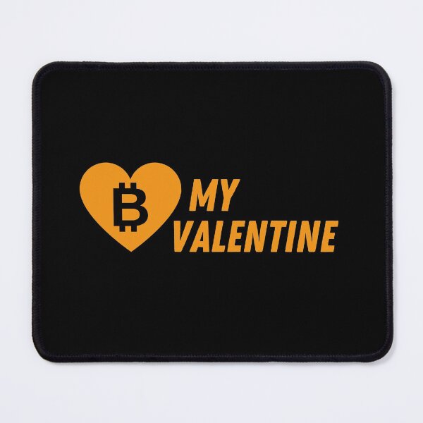 Item preview, Be my Valentine - Bitcoin crypto love in orange designed and sold by yennyz.