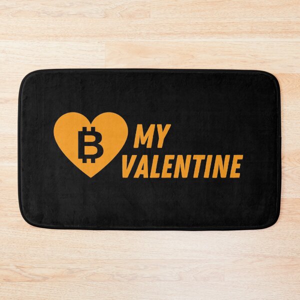 Item preview, Be my Valentine - Bitcoin crypto love in orange designed and sold by yennyz.