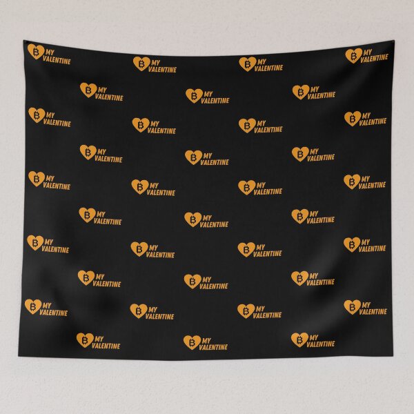 Item preview, Be my Valentine - Bitcoin crypto love in orange designed and sold by yennyz.