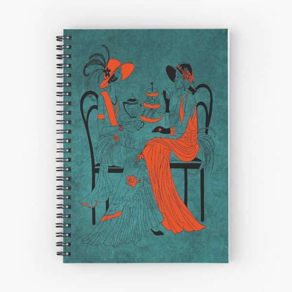 Item preview, 1920's fashionable stylish ladies enjoying tea designed and sold by Areashor.