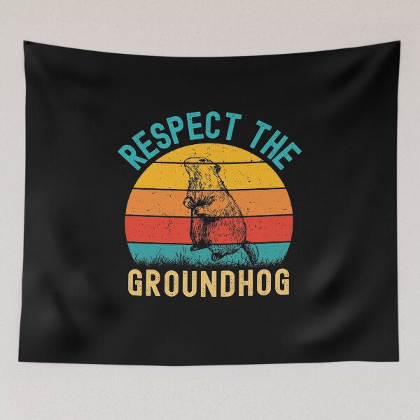 Item preview, Respect The Groundhog (Happy Groundhog Day) designed and sold by i-longmanshop.
