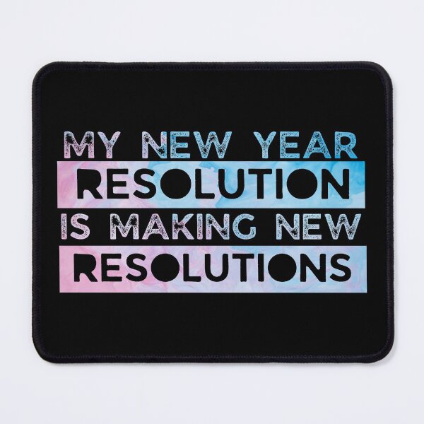 Item preview, My New Year Resolution is making new resolution funny colorful designed and sold by Creative Life.