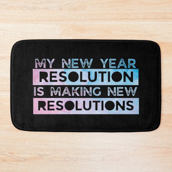 Item preview, My New Year Resolution is making new resolution funny colorful designed and sold by Creative Life.