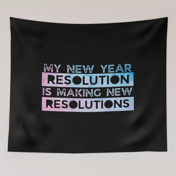 Item preview, My New Year Resolution is making new resolution funny colorful designed and sold by Creative Life.