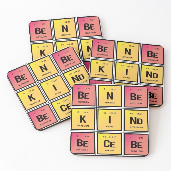 Item preview, Be Nice Be Kind - Periodic Table of Elements designed and sold by Distrowlinc.