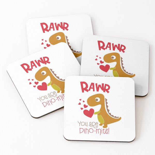 Item preview, Rawr You Are Dino-mite | Dinosaur Valentines Day 2022 designed and sold by thecooltable.