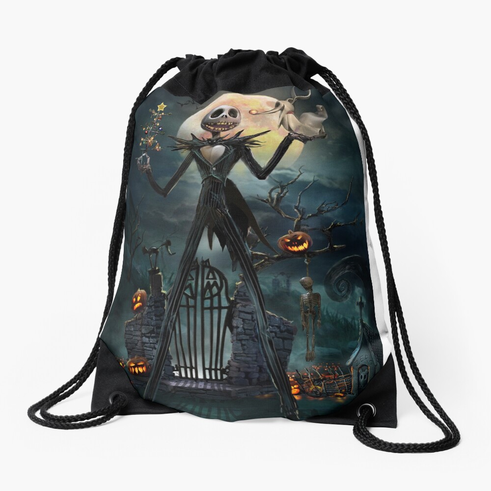 Jack Skellington Drawstring Bag