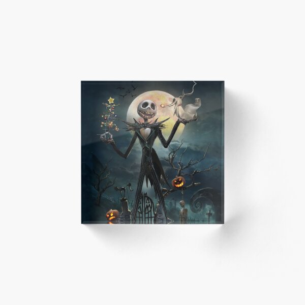 Jack Skellington Acrylic Block
