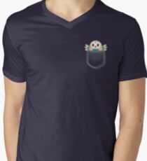 Rowlet in a pocket Men's V-Neck T-Shirt