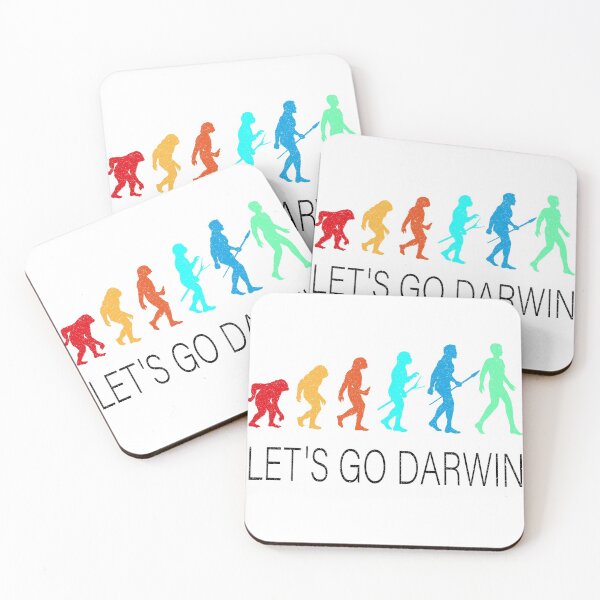 Item preview, Funny Let's Go Darwin Charles Darwin quote Evolution designed and sold by Wadia Hamda.