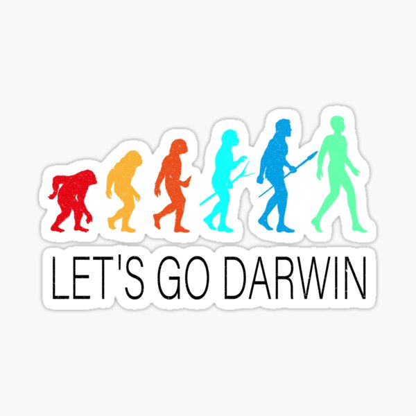 Item preview, Lustiges Let's Go Darwin Charles Darwin Zitat Evolution designed and sold by Wadia Hamda.
