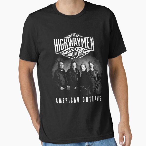 Item preview, Live The highwaymen american outlaws band 35 years anniversary gift for fans and lovers Essential T- designed and sold by adrianrusso.