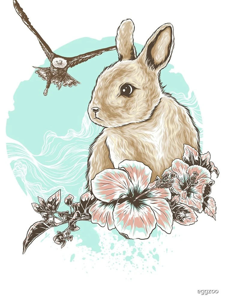 Thumbnail 4 of 4, iPhone Case, Run Rabbit Run designed and sold by eggzoo.