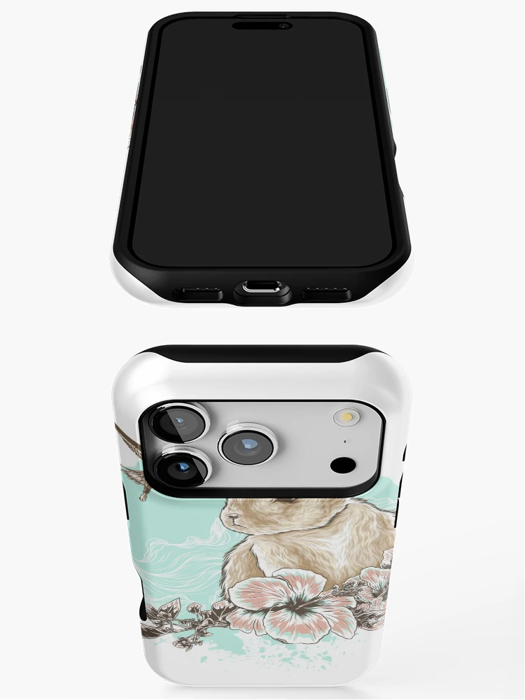 Thumbnail 3 of 4, iPhone Case, Run Rabbit Run designed and sold by eggzoo.