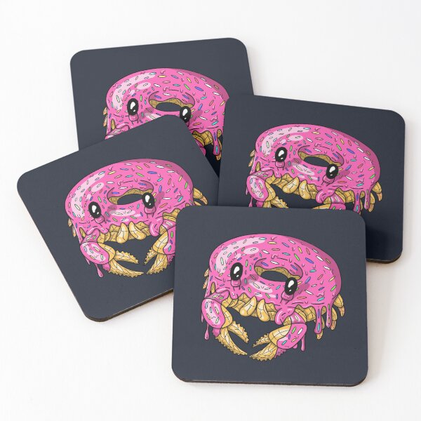 Item preview, Crab cute pink donut  designed and sold by Arne Smet.
