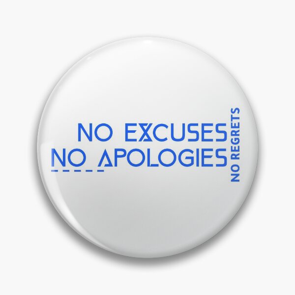 Item preview, No Excuses No Apologies No Regrets | Never Give Up designed and sold by Orlandloo.