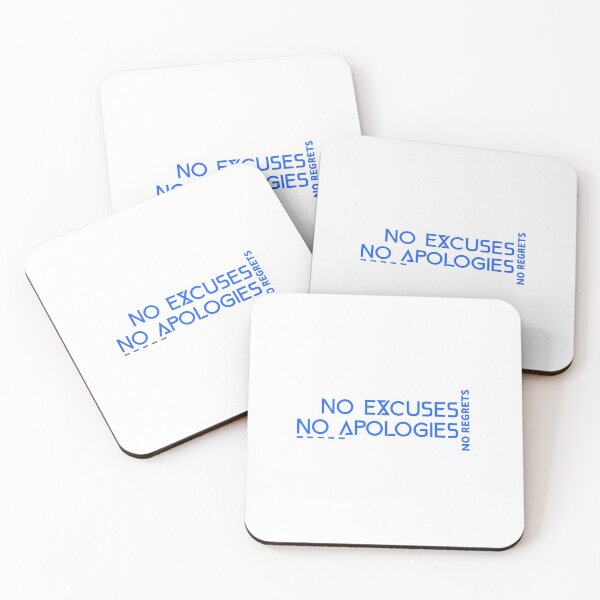 Item preview, No Excuses No Apologies No Regrets | Never Give Up designed and sold by Orlandloo.
