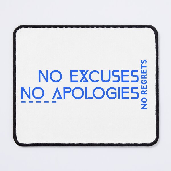 Item preview, No Excuses No Apologies No Regrets | Never Give Up designed and sold by Orlandloo.